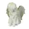 5.75" Heavenly Gardens Ivory Resting Cherub Angel Outdoor Statue
